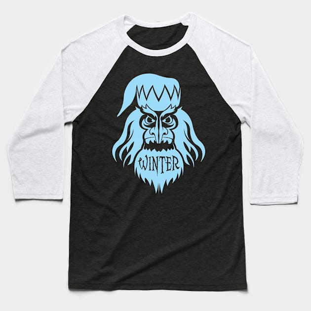 Winter Baseball T-Shirt by DesignWise